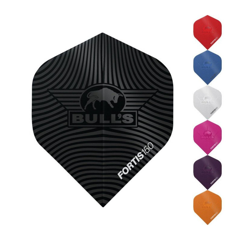 Piórka Bull's Fortis 150 Std. Black – Trwałość | rzucaj.pl