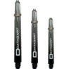 Datadart Argon Shafts - Polycarbonate Dart Stems - Black & Grey - Short