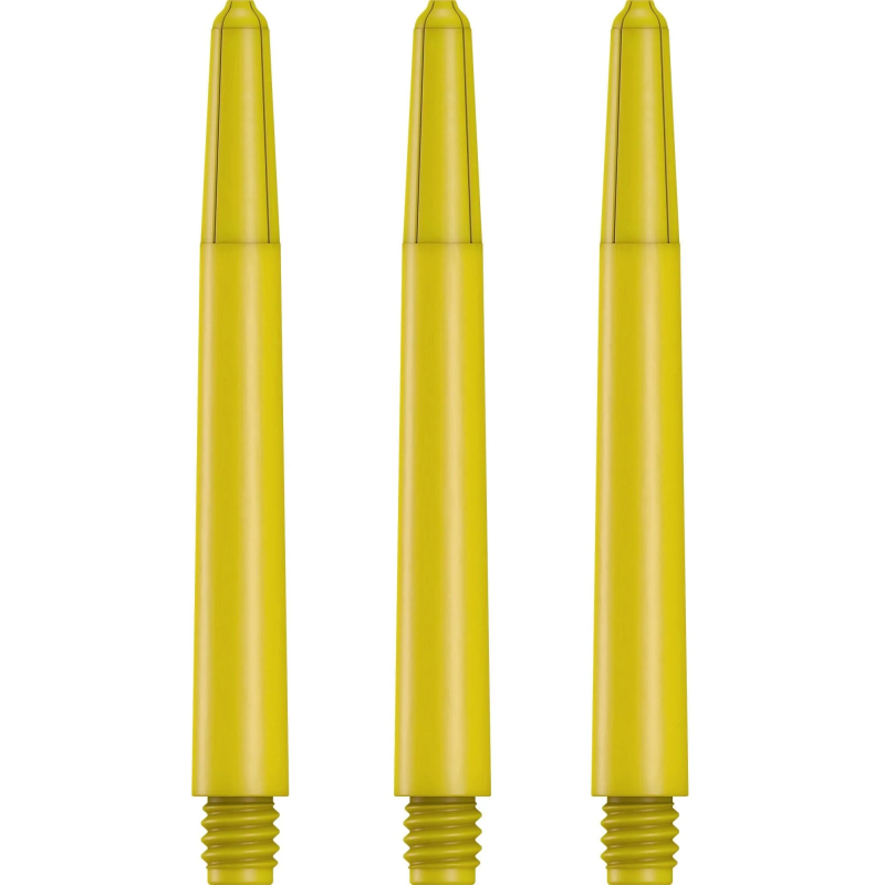 Designa Nylon Shafts - Durable Dart Stems - Yellow - Medium