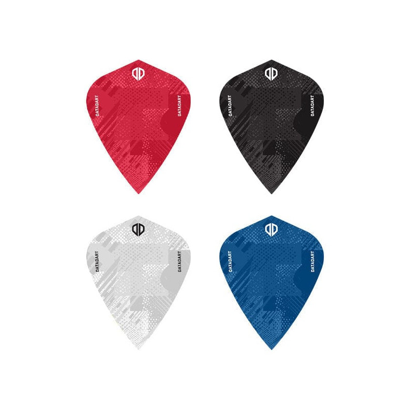 Datadart Dart Flights - Grunge - 100 Micron - Kite | Podkarpacki Dart Center