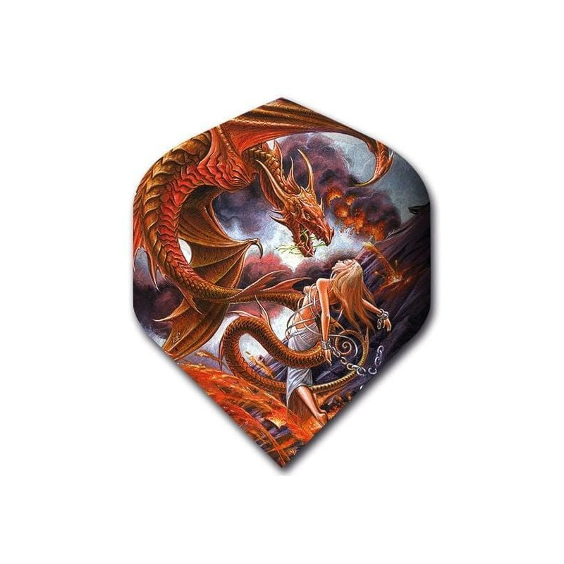Alchemy Dart Flights - No2 - Std - Forge of Vesuvius - Designa