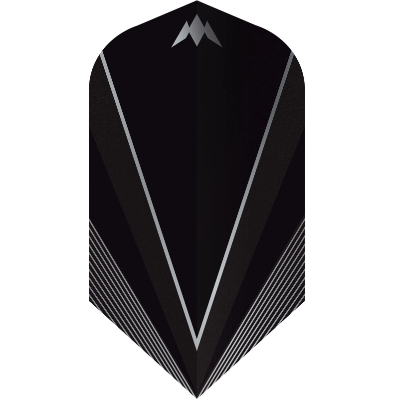 Mission Shades Dart Flights - 100 Micron - Slim - Black