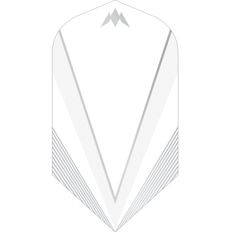 Mission Shades Dart Flights - 100 Micron - Slim - White