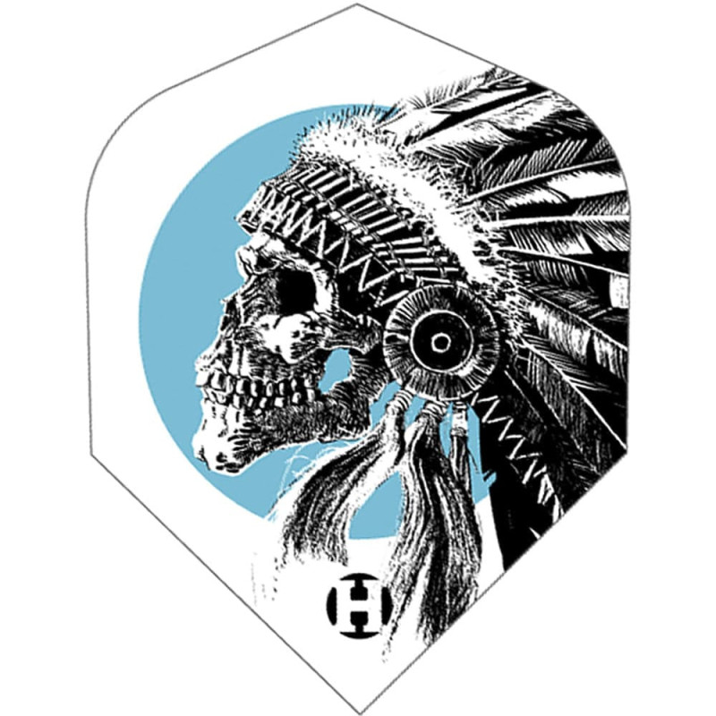 Harrows Prime Dart Flights - No6 - Std - Indian Skull