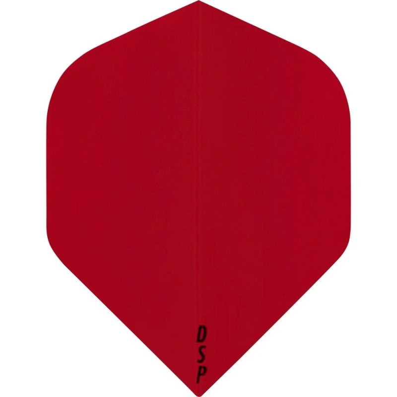 Dart Flights - DSP Poly Plain Original - Std - Red - Designa