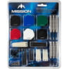 Mission Darts Accessory Kit - 90 Piece - Flights, | Podkarpacki Dart Center
