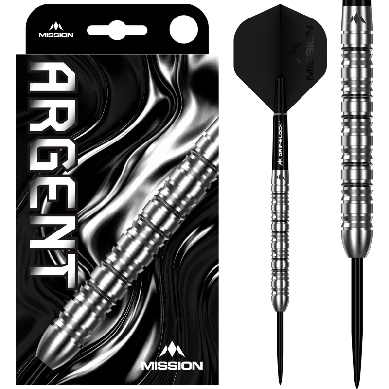 Mission Argent Darts - Steel Tip - 90% Tungsten | Podkarpacki Dart Center