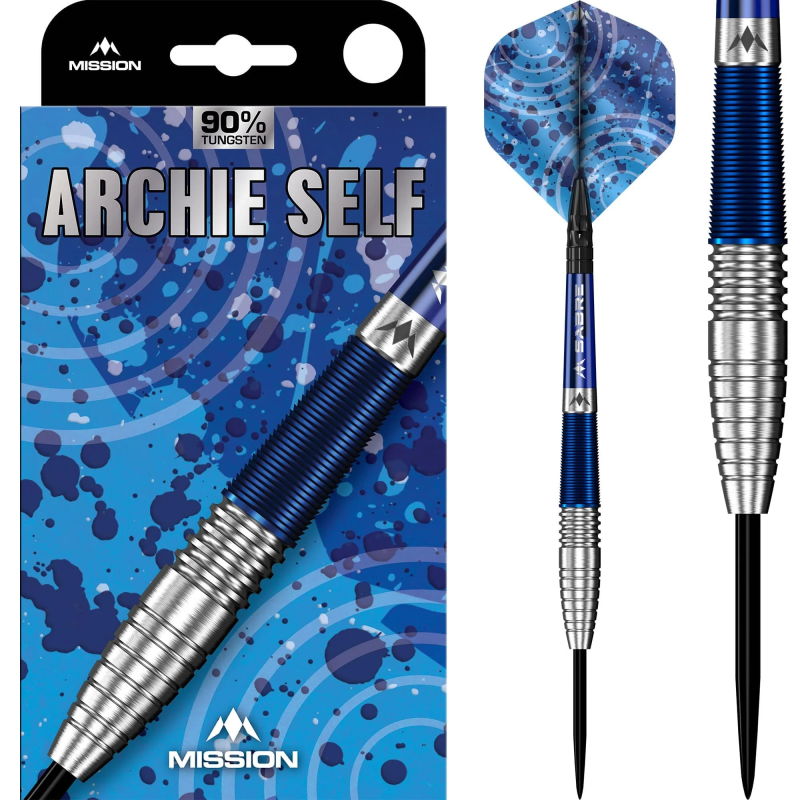 Mission Archie Self Darts - Steel Tip - 90% Tungsten | Podkarpacki Dart Center