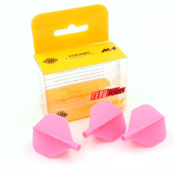 TERO AK4 Dart Flight, Standard Shape, Solid, PINK | Podkarpacki Dart Center