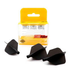 TERO AK4 Dart Flight, Big Wing Shape, Solid, Black | Podkarpacki Dart Center