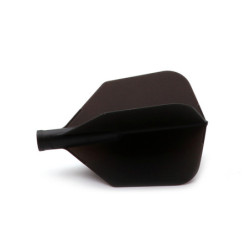 TERO AK4 Dart Flight, Big Wing Shape, Solid, Black | Podkarpacki Dart Center