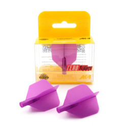 TERO AK4 Dart Flight, Big Wing Shape, Solid, Purple | Podkarpacki Dart Center
