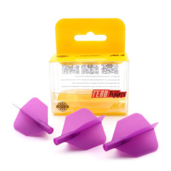 TERO AK4 Dart Flight, Big Wing Shape, Solid, Purple | Podkarpacki Dart Center