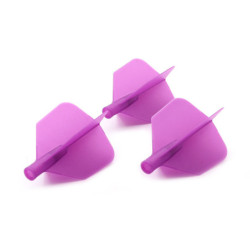 TERO AK4 Dart Flight, Big Wing Shape, Solid, Purple | Podkarpacki Dart Center