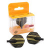 TERO AK4 Dart Flight, Standard Shape, Black & Gold Pattern, Black - CUESOUL - ujęcie 2