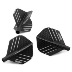 TERO AK4 Dart Flight, Standard Shape, Black Honeycomb | Podkarpacki Dart Center