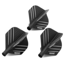 TERO AK4 Dart Flight, Standard Shape, Black Honeycomb | Podkarpacki Dart Center