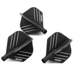 TERO AK4 Dart Flight, Standard Shape, Black Honeycomb | Podkarpacki Dart Center