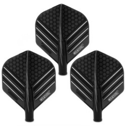 TERO AK4 Dart Flight, Standard Shape, Black Honeycomb | Podkarpacki Dart Center