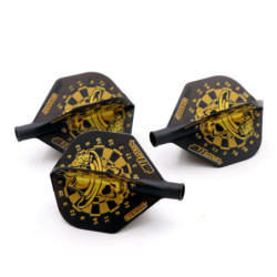 TERO AK4 Dart Flight, Standard Shape, Golden Skull, | Podkarpacki Dart Center