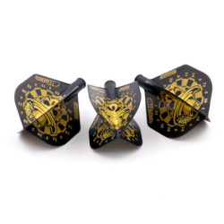 TERO AK4 Dart Flight, Standard Shape, Golden Skull, | Podkarpacki Dart Center