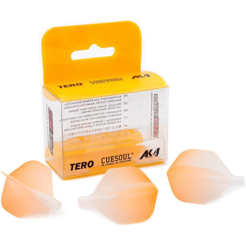 TERO AK4 Standard Wing Dart Flight – piórka do darta | Podkarpacki Dart Center