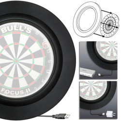 Bull's Lightning LED PU Surround Black - Bull's DE - ujęcie 2