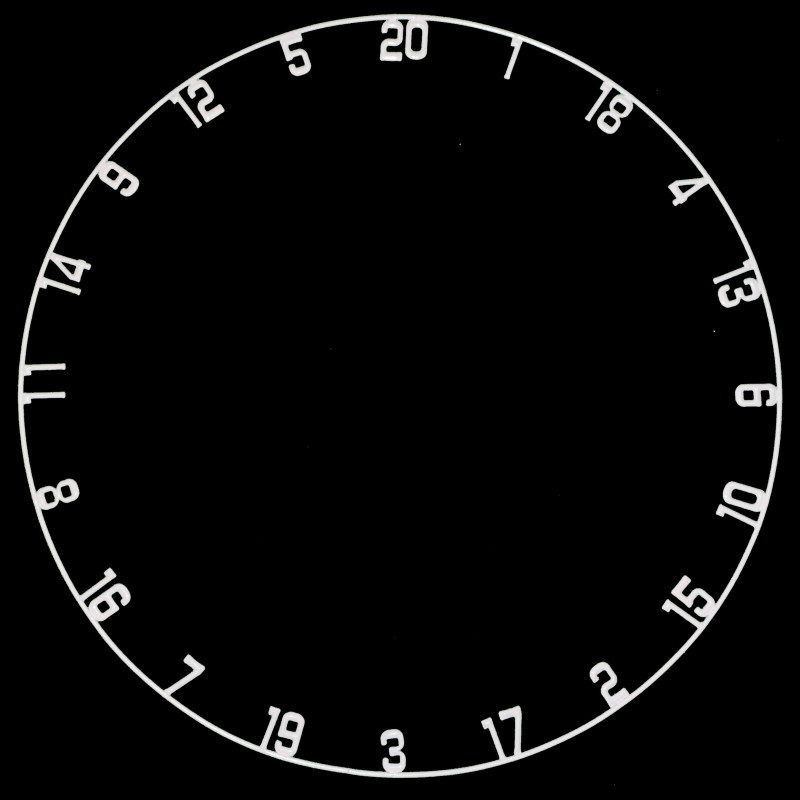 BULL'S Board Nummernring – tarcze do darta | Podkarpacki Dart Center