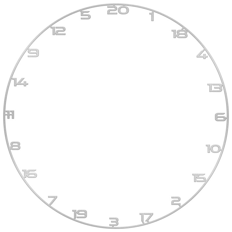 Bullet Custom Numberring Silver