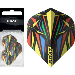 Goat Athlete Flights Yellow Set OF 3 – piórka do darta | Podkarpacki Dart Center