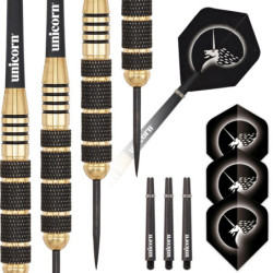 Unicorn Core Plus Win- Blk/Gold Brass Darts- 23g - Lotki Rzutki - ujęcie 2