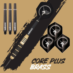 Unicorn Core Plus Win- Blk/Gold Brass Darts- 23g - Lotki Rzutki - ujęcie 3