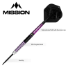 Mission James Hurrell Darts - Steel Tip - Hillbilly - Black & Purple - 90% Tungsten - Lotki Rzutki - ujęcie 2