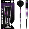 Mission James Hurrell Darts - Steel Tip - Hillbilly - Black & Purple - 90% Tungsten - Lotki Rzutki - ujęcie 3