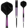 Mission James Hurrell Darts - Steel Tip - Hillbilly - Black & Purple - 90% Tungsten - Lotki Rzutki - ujęcie 4