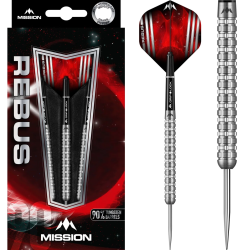 Mission Rebus Darts - Steel Tip - M3 - Linear Grip - 90% Tungsten - Lotki Rzutki