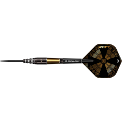Mission Crypt Darts - Steel Tip - M2 - Black & Gold - 90% Tungsten - 21g - Lotki Rzutki - ujęcie 2