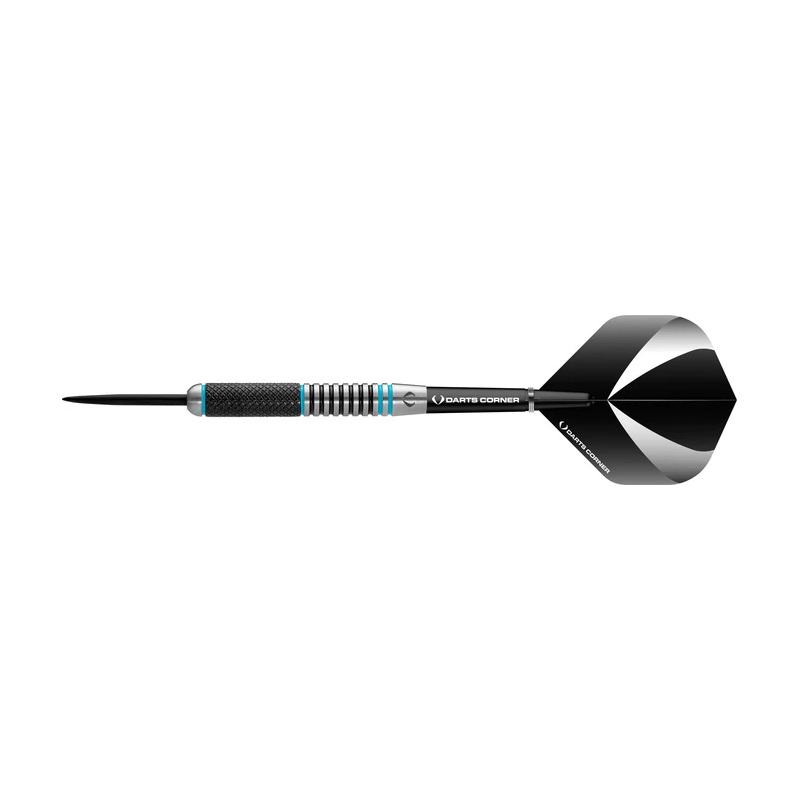 Darts Corner Marine Darts - Steel Tip - M4 - Aqua Black - 80% Tungsten - 24g - Lotki Rzutki