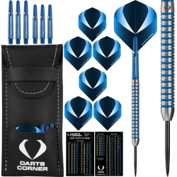 Darts Corner Squadron Darts - Steel Tip - M2 - Blue - 90% Tungsten - 23g - Lotki Rzutki - ujęcie 2