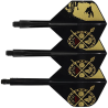 Condor AXE Dart Flights - Devon Petersen - Standard - African Warrior - Inspiration 3 - Black - Long - ujęcie 5
