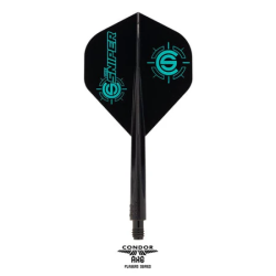 Condor AXE Dart Flights - Standard - Connor Scutt - The Sniper - Zintegrowane szafto-piórka - ujęcie 3