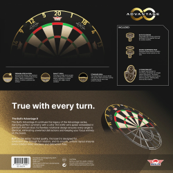 Bull's Advantage 8 Professional Dartboard - Tarcza do darta - Bull's NL - ujęcie 10