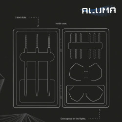 Bull's Aluma Silver Case - Etui na lotki - Bull's NL