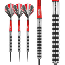 Javelin Black 85% Tungsten Darts - Lotki steel tip - Red Dragon