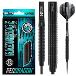 Razor Edge Black 85% Tungsten Darts - Lotki steel tip - Red Dragon
