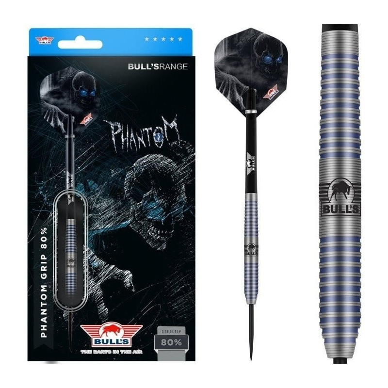 Bull's Phantom Grip 80% Steeltip - Lotki steel tip - Bull's NL