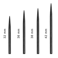 BULL'S Steel-Tips black - Groty do lotek - Bull's DE