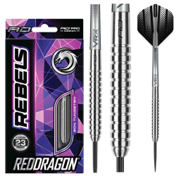 Rebel V2 90% Tungsten Darts - Lotki steel tip - Red Dragon - ujęcie 2