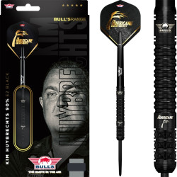 Bull's Kim Huybrechts E2 90% Full Black 25g Steeltip - Lotki steel tip - Bull's NL - ujęcie 2