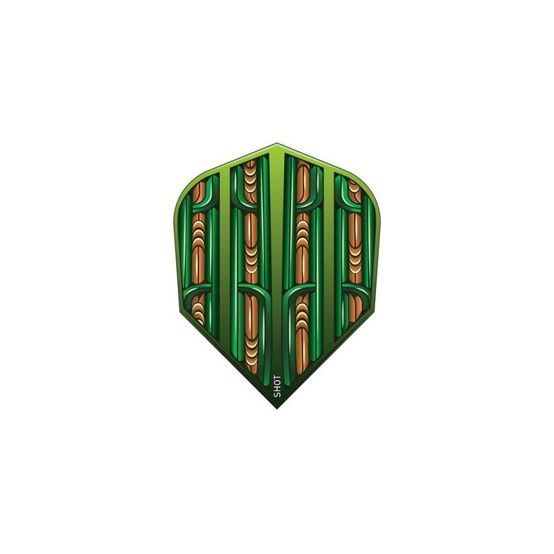 Shot Warrior Rutene No.6 Green - Piórka do lotek